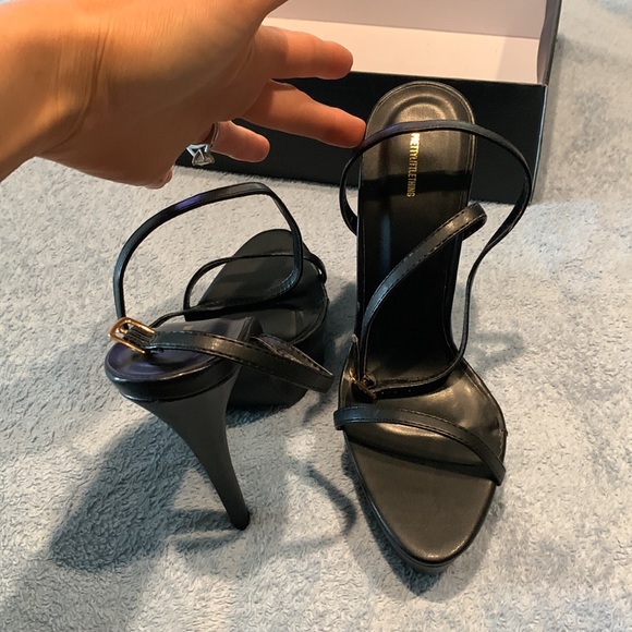 Pretty little things heels. Size 7. 6 inches including a 1 1/2 inch platform. - Picture 2 of 6